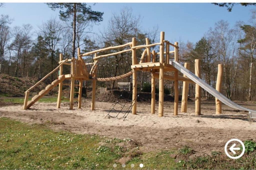 Chalet Toetje Op De Veluwe Hoenderloo Dış mekan fotoğraf