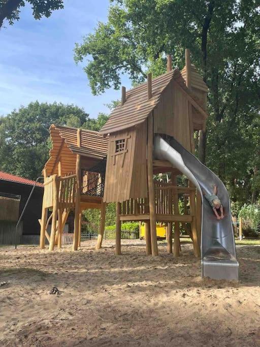Chalet Toetje Op De Veluwe Hoenderloo Dış mekan fotoğraf